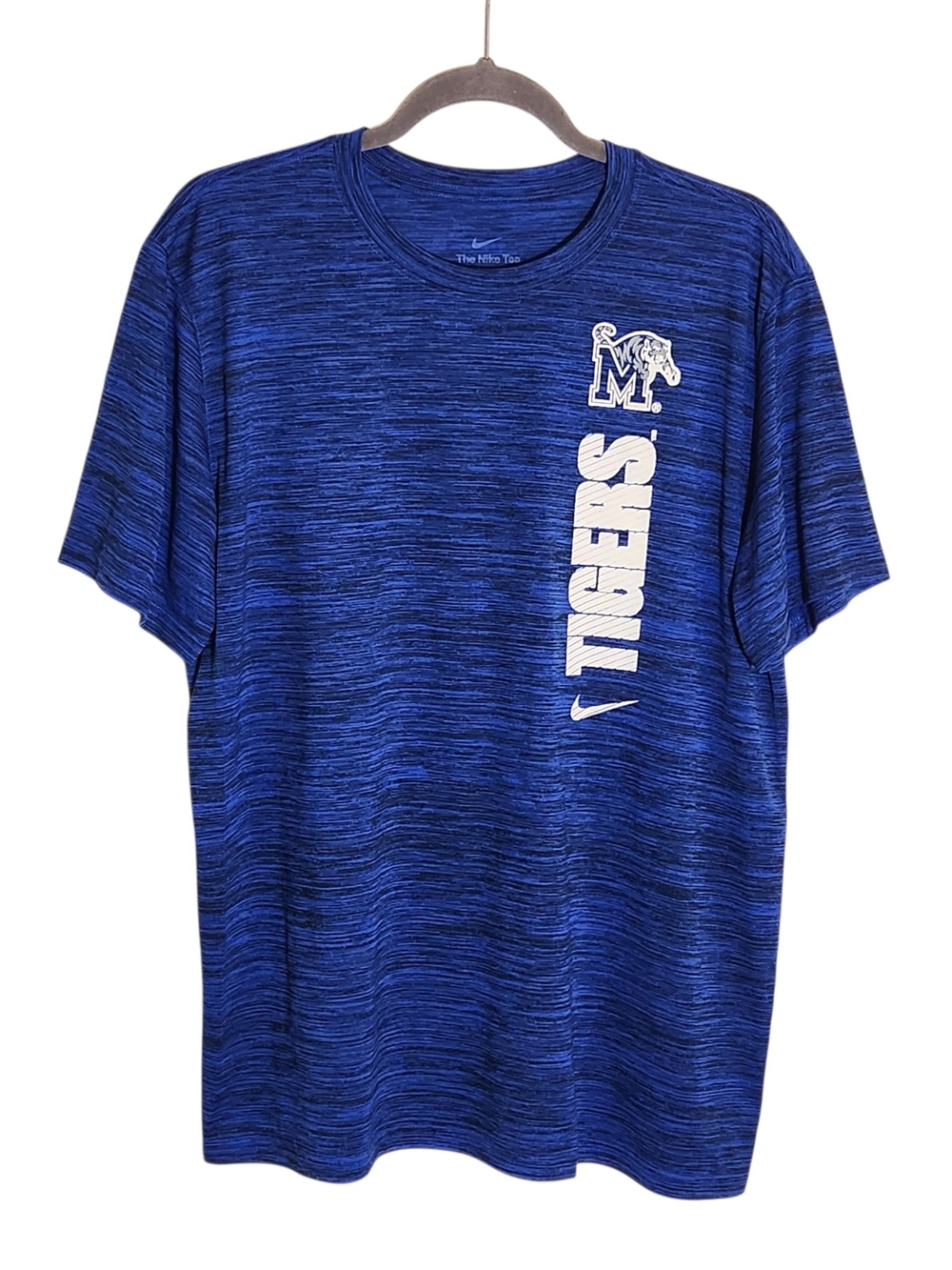 Nike Memphis Tigers Blue Short Sleeve T-Shirt Size Large
